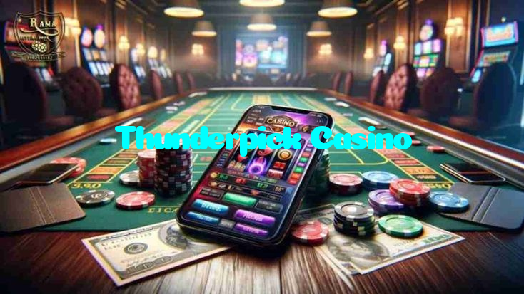 Thunderpick Casino casino presented on mobile device in Pakistan with slots and live games